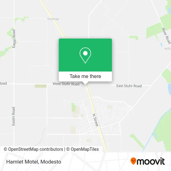 Hamlet Motel map
