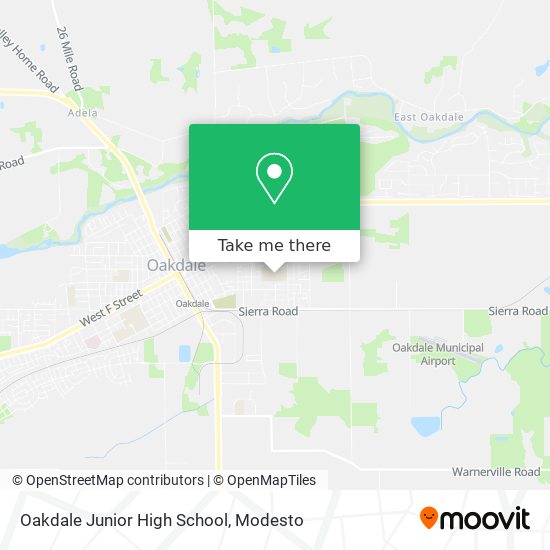 Oakdale Junior High School map