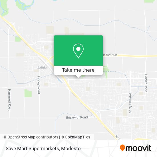 Save Mart Supermarkets map