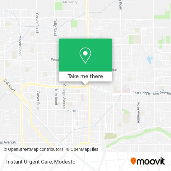 Instant Urgent Care map