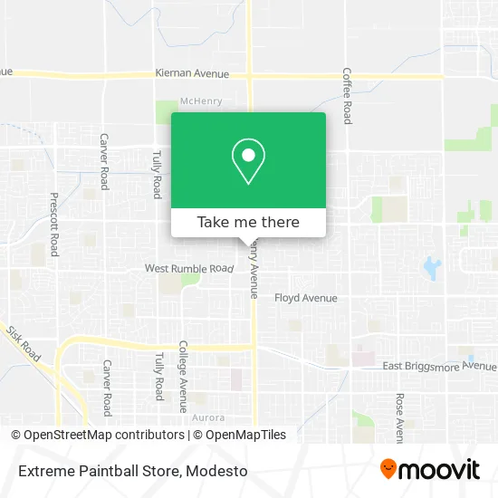 Extreme Paintball Store map