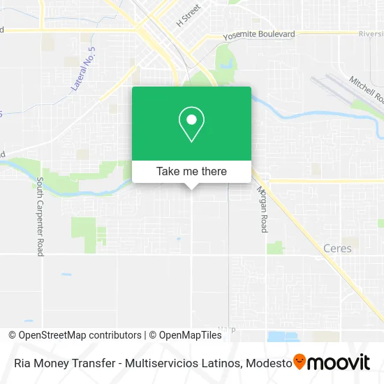 Ria Money Transfer - Multiservicios Latinos map