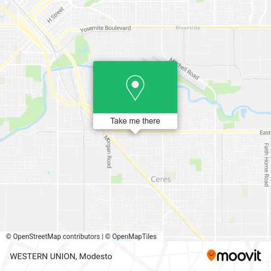 Mapa de WESTERN UNION