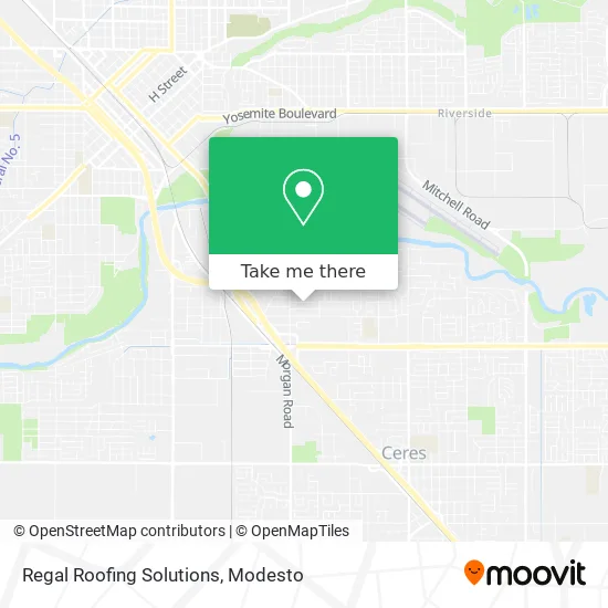 Regal Roofing Solutions map