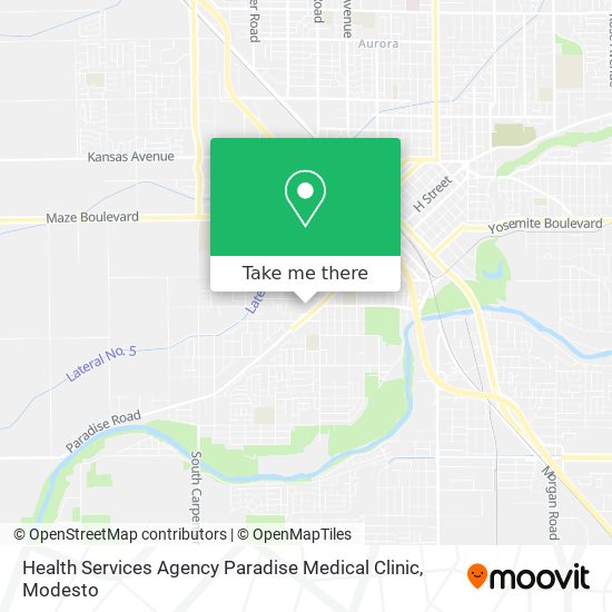Health Services Agency Paradise Medical Clinic map