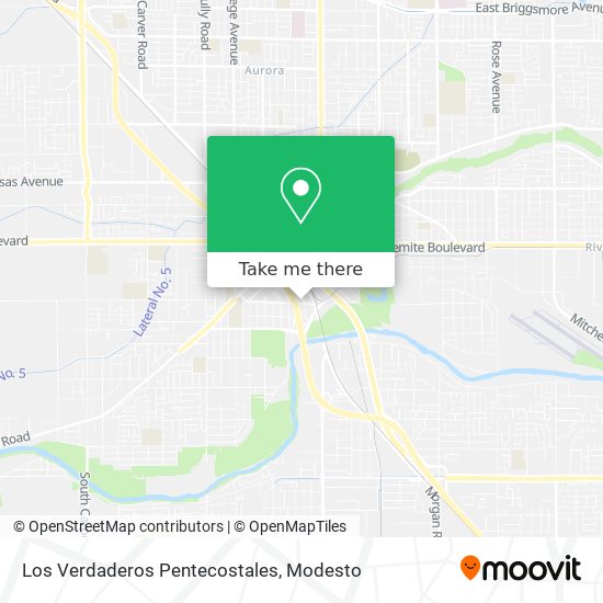 Los Verdaderos Pentecostales map