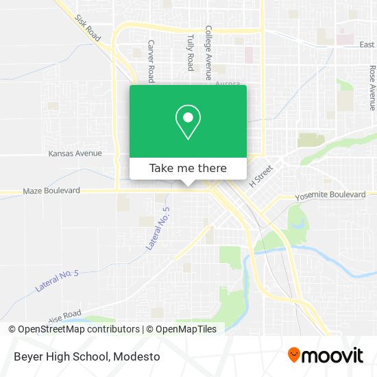 Beyer High School map