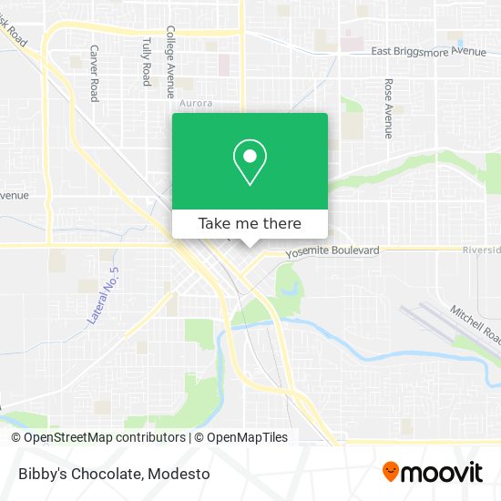 Bibby's Chocolate map