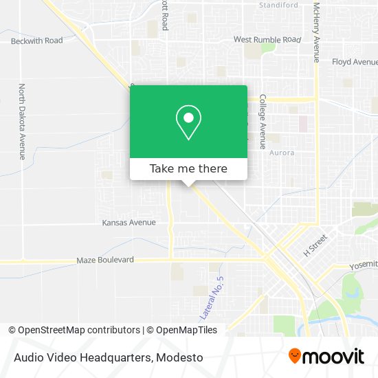 Audio Video Headquarters map