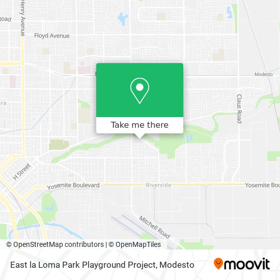 Mapa de East la Loma Park Playground Project