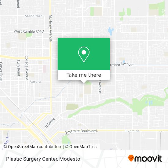 Plastic Surgery Center map