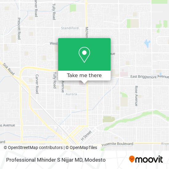 Professional Mhinder S Nijjar MD map