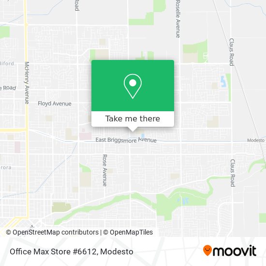 Office Max Store #6612 map