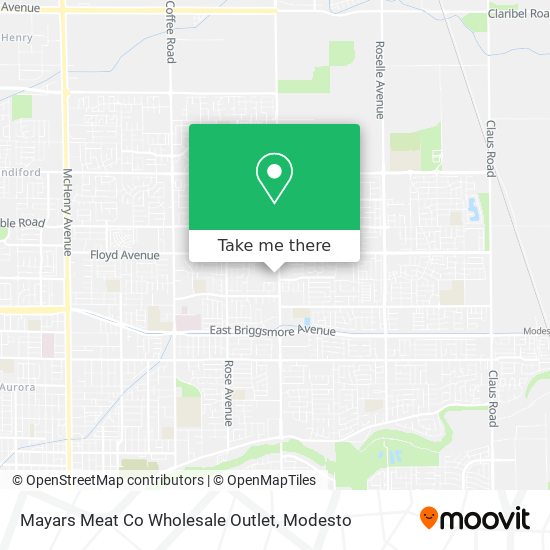Mapa de Mayars Meat Co Wholesale Outlet