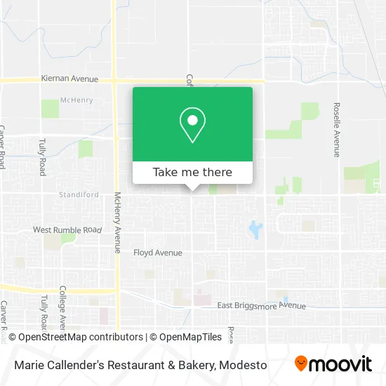 Marie Callender's Restaurant & Bakery map