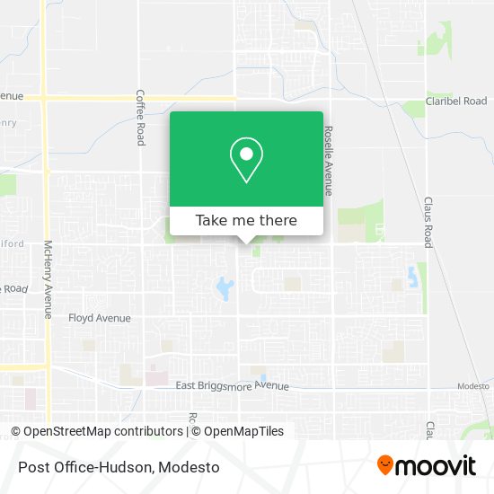 Mapa de Post Office-Hudson