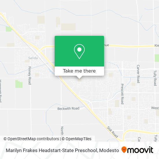 Marilyn Frakes Headstart-State Preschool map