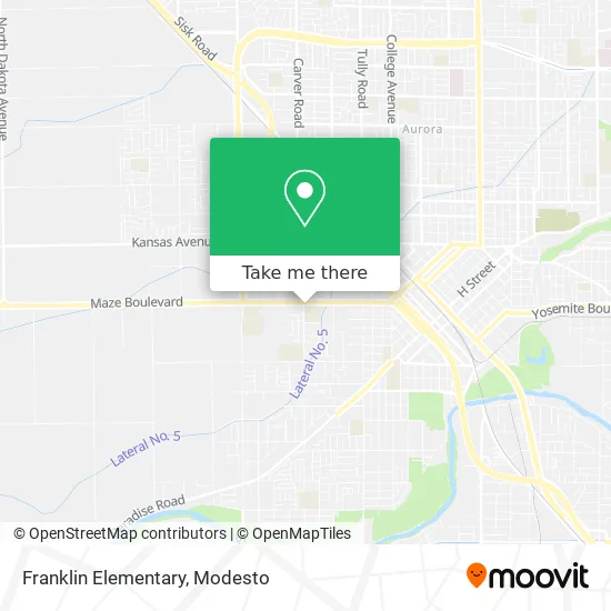 Franklin Elementary map