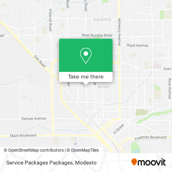 Service Packages Packages map