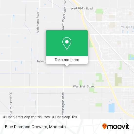 Mapa de Blue Diamond Growers