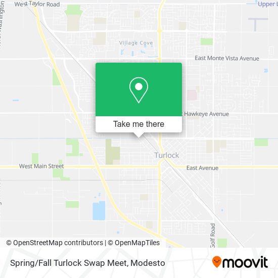 Spring/Fall Turlock Swap Meet map