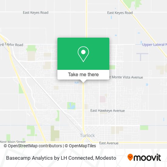 Basecamp Analytics by LH Connected map