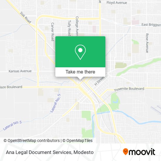 Ana Legal Document Services map