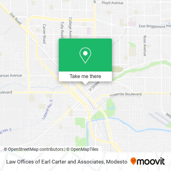 Law Offices of Earl Carter and Associates map