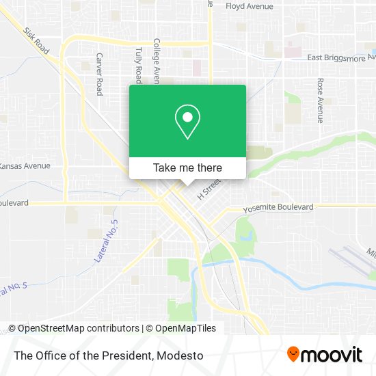 The Office of the President map