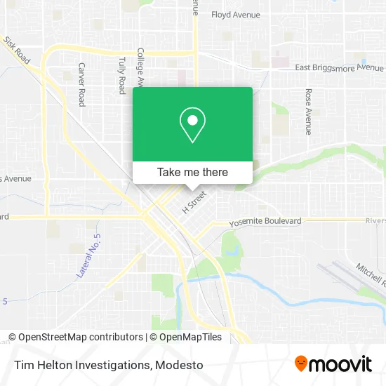 Tim Helton Investigations map