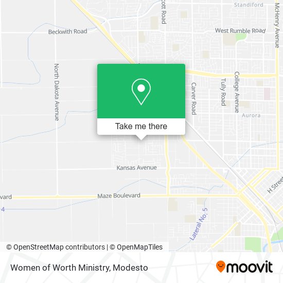 Women of Worth Ministry map