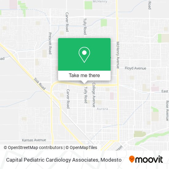 Capital Pediatric Cardiology Associates map