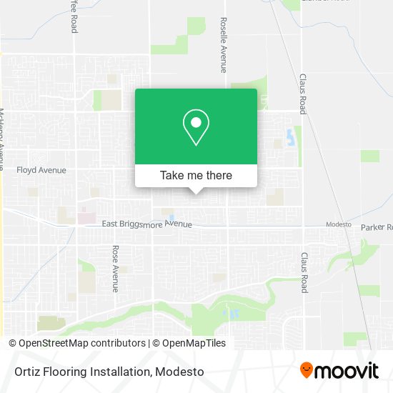 Ortiz Flooring Installation map