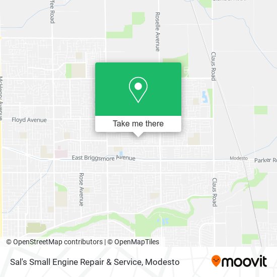 Sal's Small Engine Repair & Service map