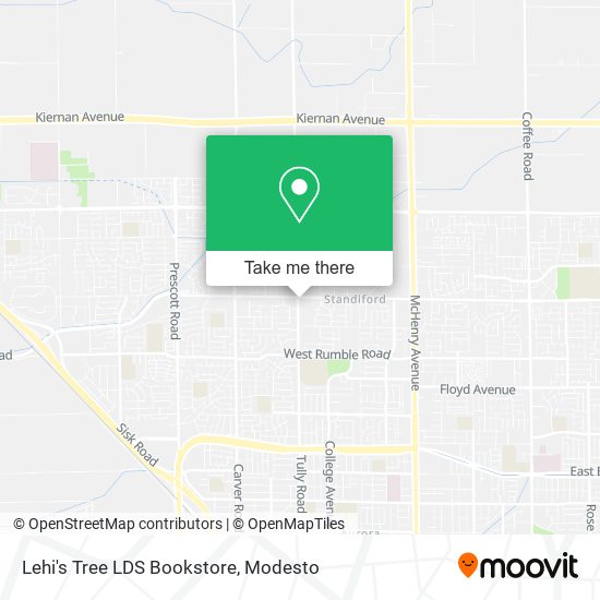 Lehi's Tree LDS Bookstore map