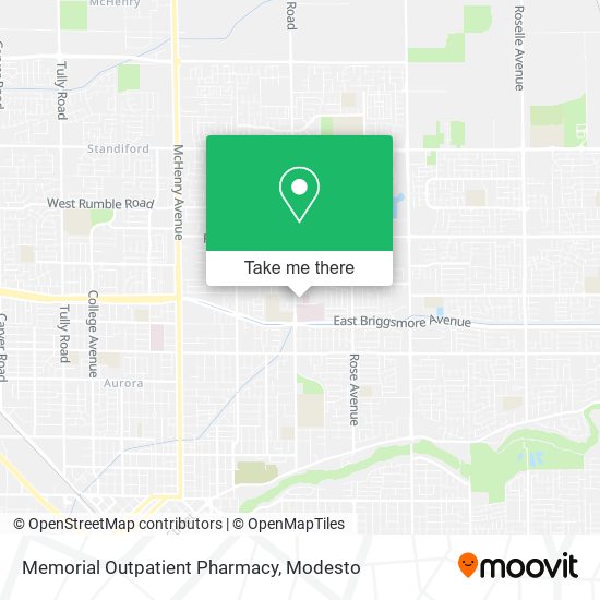 Memorial Outpatient Pharmacy map