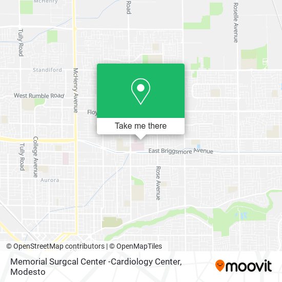 Memorial Surgcal Center -Cardiology Center map