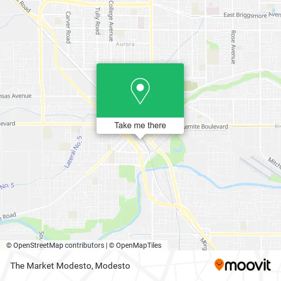 The Market Modesto map