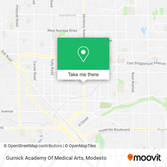 Gurnick Academy Of Medical Arts map