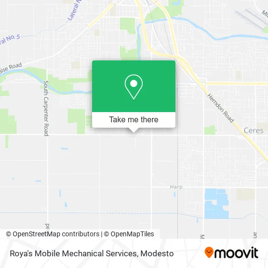 Roya's Mobile Mechanical Services map