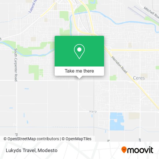 Lukyds Travel map