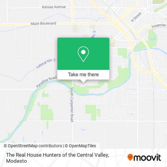 The Real House Hunters of the Central Valley map