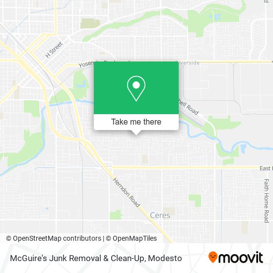 McGuire's Junk Removal & Clean-Up map