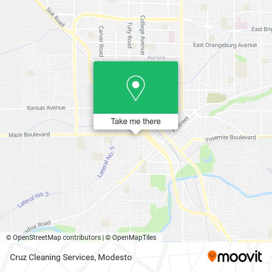 Cruz Cleaning Services map