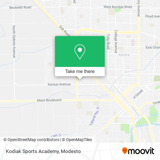 Mapa de Kodiak Sports Academy