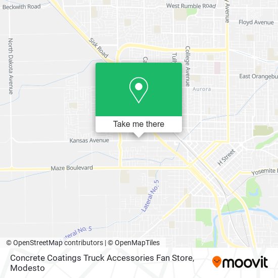Mapa de Concrete Coatings Truck Accessories Fan Store