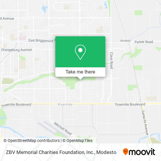 Mapa de ZBV Memorial Charities Foundation, Inc.