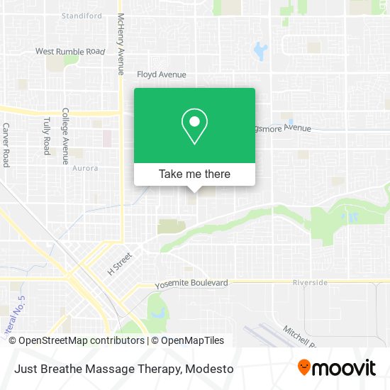 Just Breathe Massage Therapy map