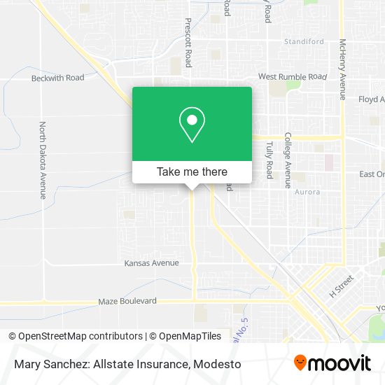 Mary Sanchez: Allstate Insurance map