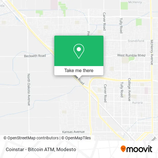 Coinstar - Bitcoin ATM map
